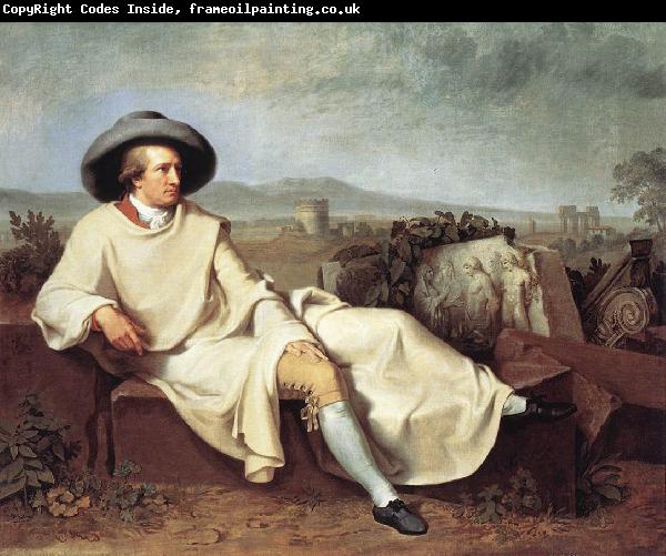 TISCHBEIN, Johann Heinrich Wilhelm Goethe in The Roman Campagna iuh